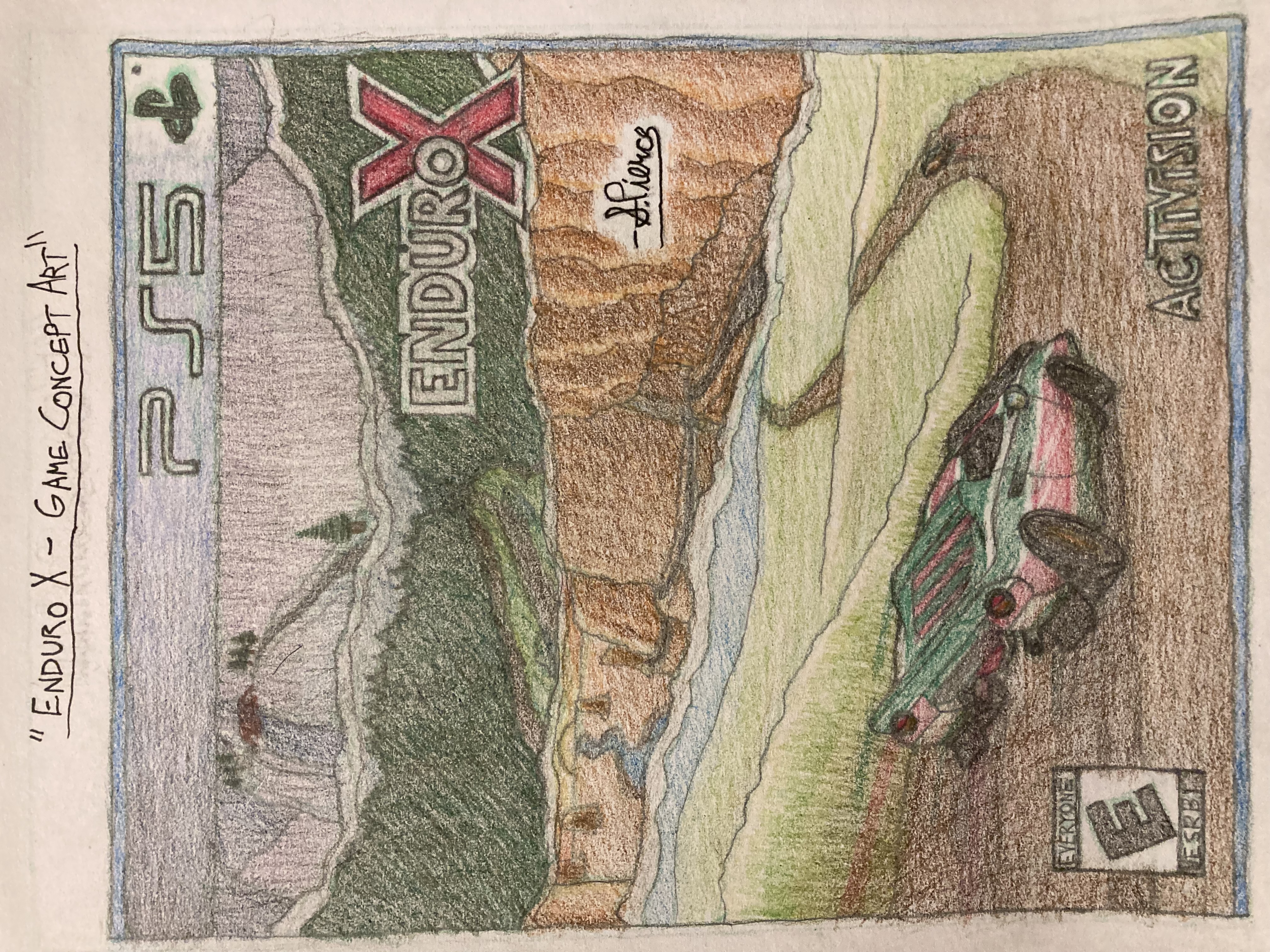 Enduro X - Game Concept Art